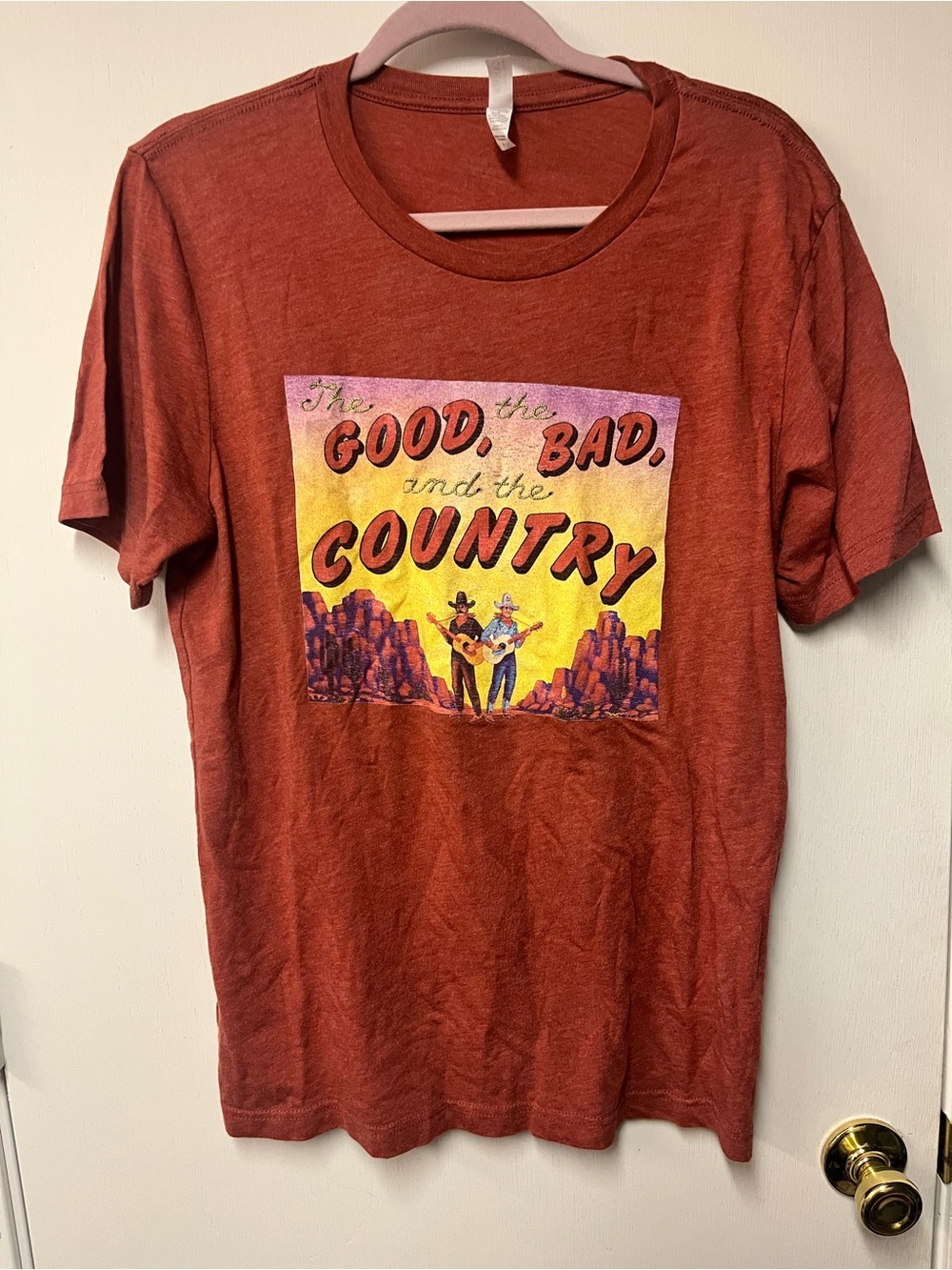 Charlie Southern Country Music Tee The Good The Bad And The Country Shirt L